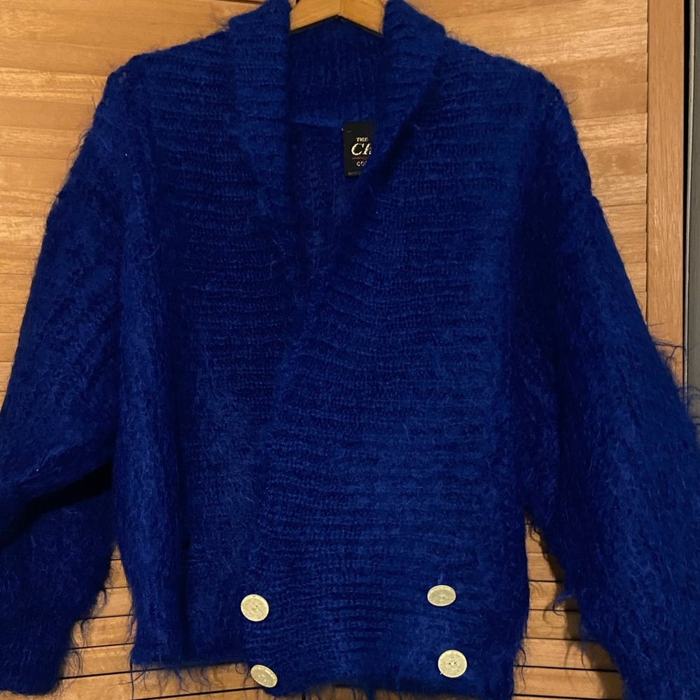 Choli Blue Mohair Sweater